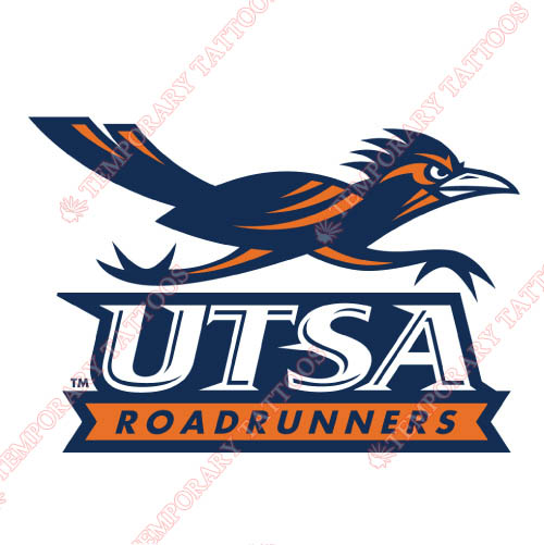 Texas SA Roadrunners Customize Temporary Tattoos Stickers NO.6534
